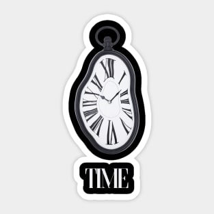 Modern Aesthetic Watch Time: Timeless Elegance Sticker